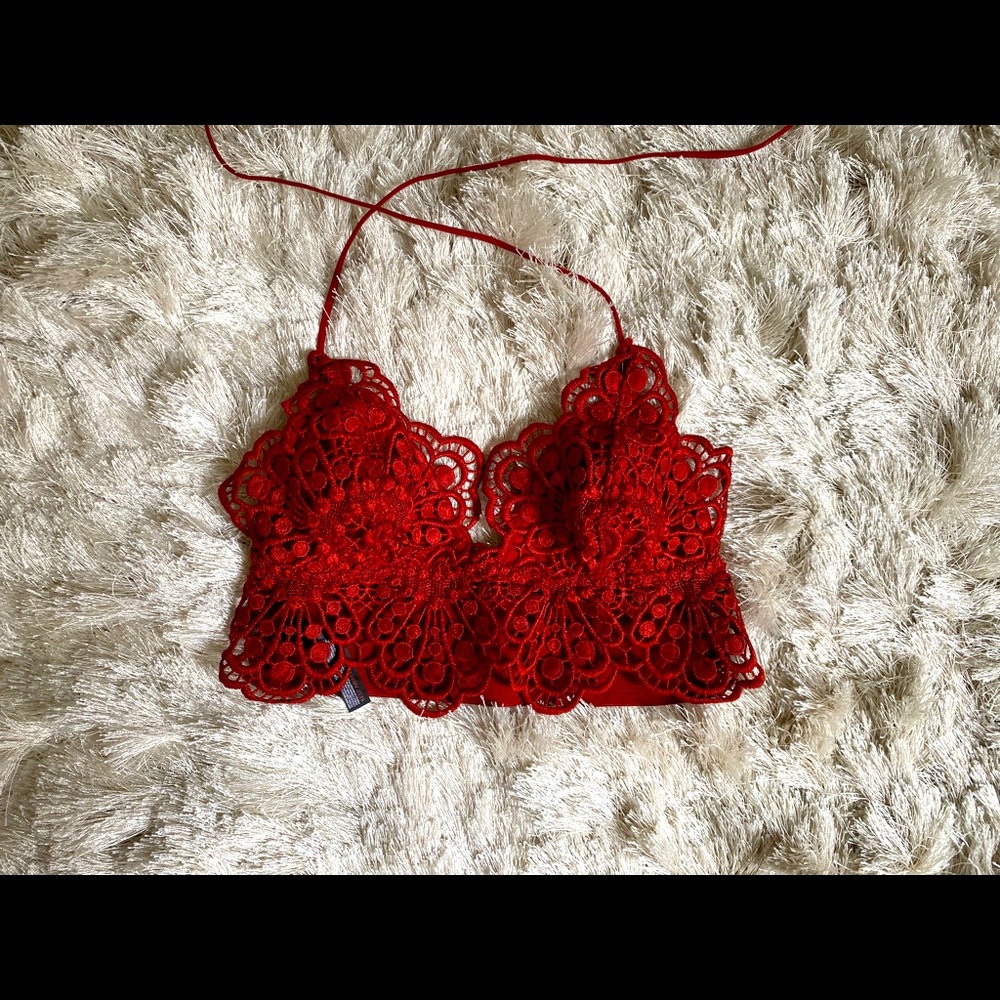 Urban outfitters halter crop top